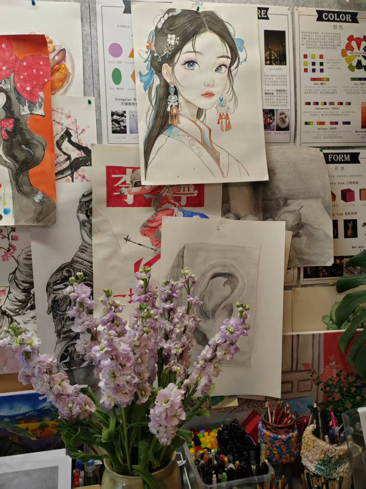 构图训练作品